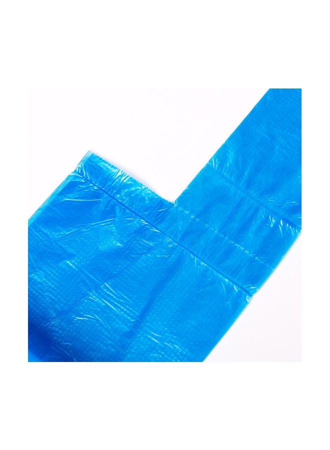 100-Piece Thick Garbage Bag Blue 22.00x3.00x12.00centimeter - Image 2